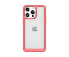 Hurtel Reinforced a flexible frame Apple iPhone 15 Pro Outer Space – dėklas telefonui raudonos spalvos