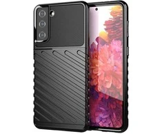 Hurtel Thunder dėklas skirtas Samsung Galaxy S22 + (S22 Plus), juodas