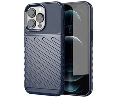 Hurtel Thunder dėklas skirtas iPhone 13 Pro, mėlynas