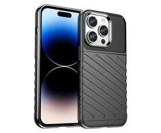 Hurtel Thunder dėklas Apple iPhone 14 Pro Max armored case dėklas telefonui juodos spalvos