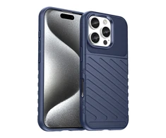 Hurtel Thunder Apple iPhone 16 Pro silikoninis – dėklas telefonui mėlynos spalvos