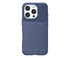 Hurtel Thunder Apple iPhone 16 Pro Max silikoninis – dėklas telefonui mėlynos spalvos