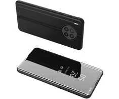 Hurtel Clear View dėklas skirtas Huawei nova 8i, juodas