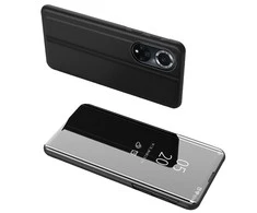 Hurtel Clear View dėklas skirtas Huawei nova 9, juodas