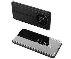 Hurtel Clear View dėklas skirtas Honor X9 / X9 5G / X30 / Magic4 Lite, juodas
