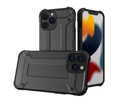 Hurtel Hybrid Armor dėklas skirtas iPhone 14 Pro Max, juodas