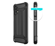 Hurtel Hybrid Armor dėklas skirtas Samsung Galaxy A73, juodas