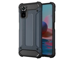 Hurtel Hybrid Armor dėklas skirtas Xiaomi Redmi Note 11T 5G / Redmi Note 11S 5G / Poco M4 Pro 5G, mėlynas