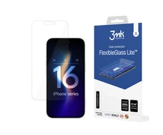 3MK FlexibleGlass Lite hibridinis stiklo ekrano apsauginis dėklas Apple iPhone 16 Pro Max telefonui