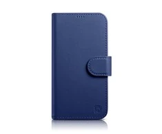 iCarer Wallet 2in1 Apple iPhone 14 Plus Anti-RFID Leather atverčiamas dėklas telefonui mėlynos spalvos (WMI14220727-BU)