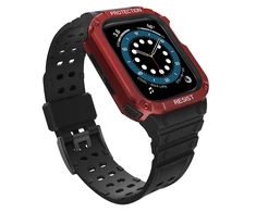 Išmaniojo laikrodžio Apple SE/7 silikoninis Hurtel dirželis, Juodos spalvos, 38/40/41 mm