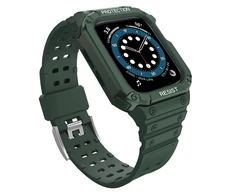 Išmaniojo laikrodžio Apple SE/7 silikoninis Hurtel dirželis, Žalios spalvos,38/40/41 mm
