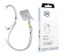 Išmanusis telefonas Lanyard 3mk EasyClip - baltos spalvos