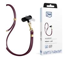 Išmanusis telefonas lanyard 3mk EasyClip Elite - burgundy
