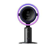 „Jisulife“ stalo ventiliatorius „Pro3“ 10000mAh turbininis stalinis ventiliatorius su filtru – tamsiai pilkas