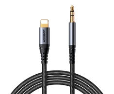Audio kabelis Joyroom SY-A06 Lightning to 3,5mm 1.2m juodas