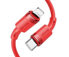 USB kabelis Joyroom (S-1224N9) „USB-C (Type-C) - Lightning kabelis“ (2.4A 20W 1.2m) raudonas