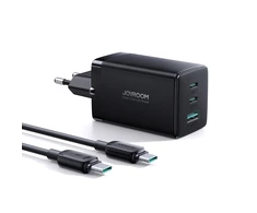 Įkroviklis GaN Ultra 65W 2C1A Kabelis CC Joyroom TCG01 (juodas)