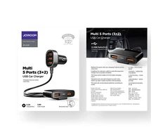 Automobilinis įkroviklis Joyroom JR-CL03 5xUSB 6.2A juodas