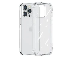 Joyroom Defender Series Apple iPhone 14 Pro Armored su stoveliu dėklas telefonui skaidrus (JR-14H2)