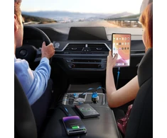Automobilinis įkroviklis Joyroom JR-CCD03 3xUSB-A 17W juodas