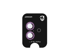 Joyroom JR-MSF0302 protective glass Apple iPhone 16/16 Plus kameros apsauga – pink