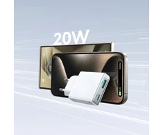 Įkroviklis Joyroom Super Slim (TCF14) (1xUSB-C;1xUSB 3A 20W) baltas