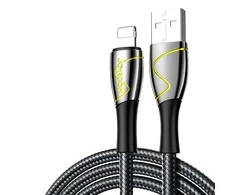 USB laidas, skirtas Lightning Joyroom S-1230K6 2.4A 1.2m (juodas)