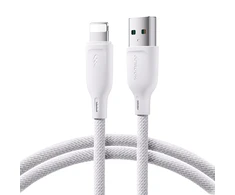 USB kabelis Joyroom (S-A34) lightning (3A) 1m baltas