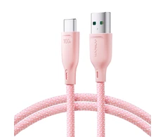 USB kabelis Joyroom (S-A34) type-C (100W 3A) 1m rožinis