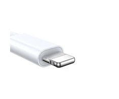 Joyroom S-IW007 3-in-1 kabelis USB-A magnetiniu įkrovikliu – Lightning 1.2m – baltos spalvos