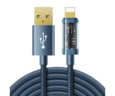 Duomenų kabelis prie USB-A / Lightning / 2.4A / 2m Joyroom S-UL012A20 (mėlynas)