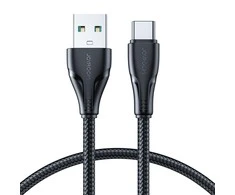 Kabelis USB viršija / C tipas / 3A / 1.2 m Joyroom S-UC027A11 (juodas)