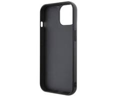 Karl Lagerfeld KLHCP15S3DMKRLK Apple iPhone 15/ 14 / 13 6.1″ juodos spalvos kietas dėklas 3D Rubber Multi Logo