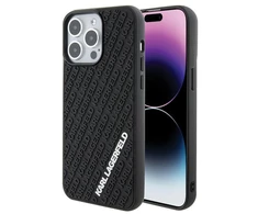 Karl Lagerfeld dėklas, skirtas iPhone 15 Pro Max 6,7 KLHCP15X3DMKRLK juodas HC 3D Multi Logo
