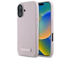 Karl Lagerfeld FW Metal Plate MagSafe Apple iPhone 16 - dėklas telefonui rožinės spalvos