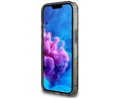 Karl Lagerfeld IML Repeat Logo dėklas, skirtas iPhone 16e - sidabrinis