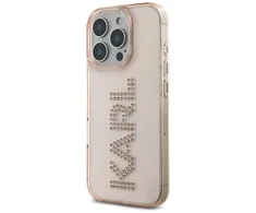 Dėklas Karl Lagerfeld IML Rhinestones Logo iPhone 16 Pro Max Case - Rožinė