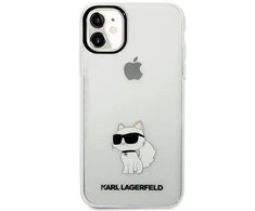 Apple iPhone 11 / XR Karl Lagerfeld dėklas Ikonik Choupette (KLHCN61HNCHTCT) skaidrus