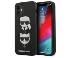 Dėklas Karl Lagerfeld Case skirtas iPhone 12 Mini, juodas