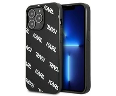 Apple iPhone 13 Pro Karl Lagerfeld dėklas Allover (KLHCP13LPULMBK3) juodos spalvos