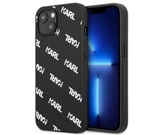 Apple iPhone 13 Mini Karl Lagerfeld dėklas Allover (KLHCP13SPULMBK3) juodos spalvos