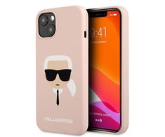 Telefono dėklas Karl Lagerfeld Liquid Silicone Karl Head Case, skirtas iPhone 13 mini