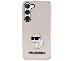 Samsung Galaxy S23 Plus Karl Lagerfeld dėklas Ikonik Choupette (KLHCS23MHNCHTCP) rožinės spalvos