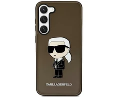 Samsung Galaxy S23 Karl Lagerfeld dėklas Ikonik (KLHCS23SHNIKTCK) juodos spalvos