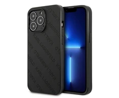 Apple iPhone 13 Pro Karl Lagerfeld dėklas Perforated Allover (KLHCP13LPTLK) juodos spalvos