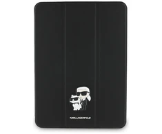 Karl Lagerfeld KLFC11RM24SAKCK Apple iPad Air 11" 2024 Book Cover juodos spalvos Saffiano Magnetic Karl &amp;Choupette