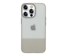 Kingxbar Plain Series Apple iPhone 13 silikoninis dėklas telefonui pilkos spalvos