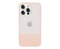 Kingxbar Plain Series Apple iPhone 13 Pro silikoninis dėklas telefonui rožinės spalvos