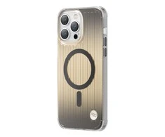 Kingxbar PQY Go Out Series magnetic iPhone 14 MagSafe dėklas telefonui juodos spalvos